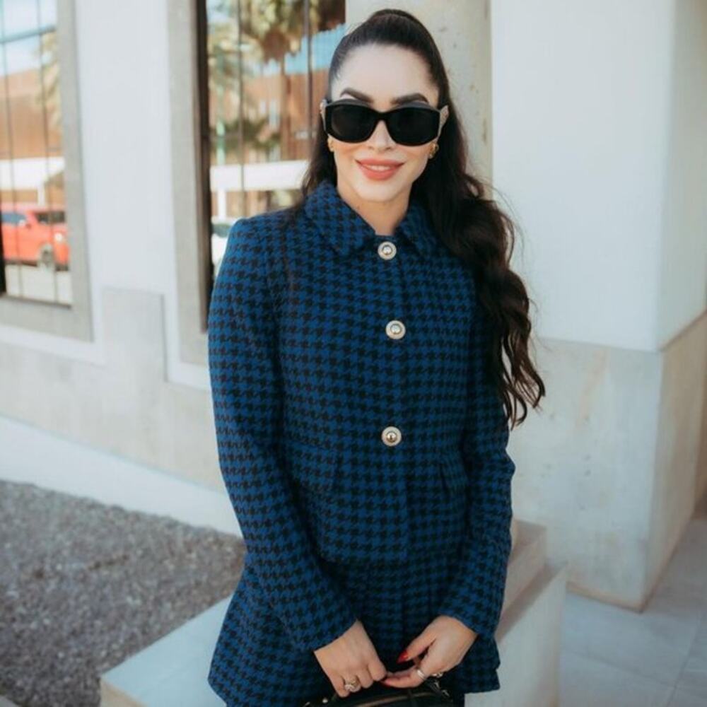 BLOGGER FAVE!!! ZARA Houndstooth Blazer - Picture 10 of 16